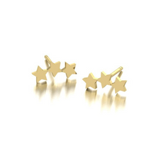 Load image into Gallery viewer, Tri Star Studs - Forever Wild Limited
